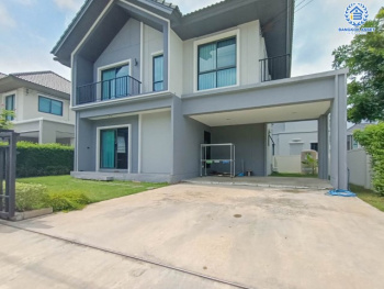 *****บ้านเดี่ยวมือสองย่านนนทบุรี ม.เพฟ ปิ่นเกล้า-ศาลายา เนื้อที่กว้างขวางมากถึง 54.40 ตร.ว. ฟังก์ชัน 3 ห้องนอน 3 ห้องน้ำ ที่จอดรถ 2 คัน บ้านสวยสไตล์โมเดิร์น มีพื้นที่รอบ ๆ บ้าน โครงการตั้งบนทำเลแห่งการเดินทาง เชื่อมต่อถนนกาญจนาภิเษก ใกล้รถไฟฟ้าสายสีแดงอ่อน "สถานีศาลายา" จองเลย!